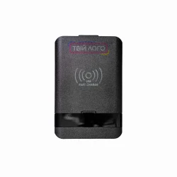 Беспроводное зарядное устройство Flow 15W с набором переходников USB/USB C с Вашим лого